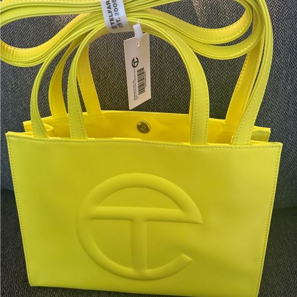 Telfar Handbags - Telfar Bright Yellow Tote Bag